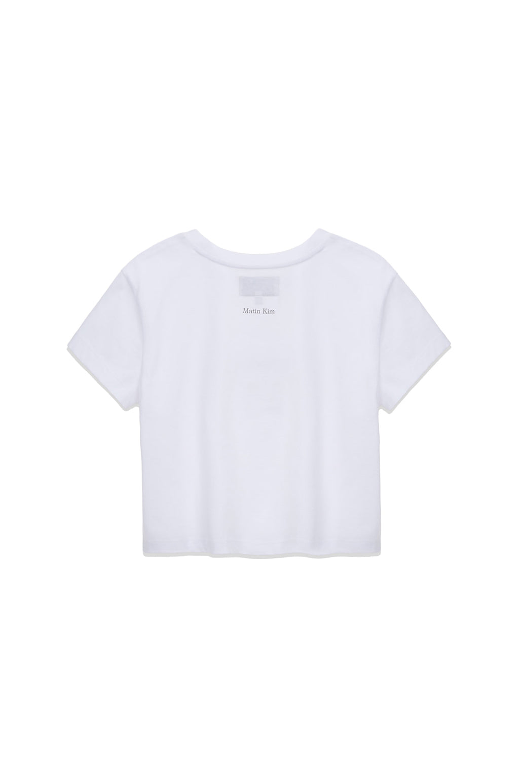 Matin Kim - Hangeul Circle Point Logo Top (White) product image 6 | TRAB K-Fashion Australia