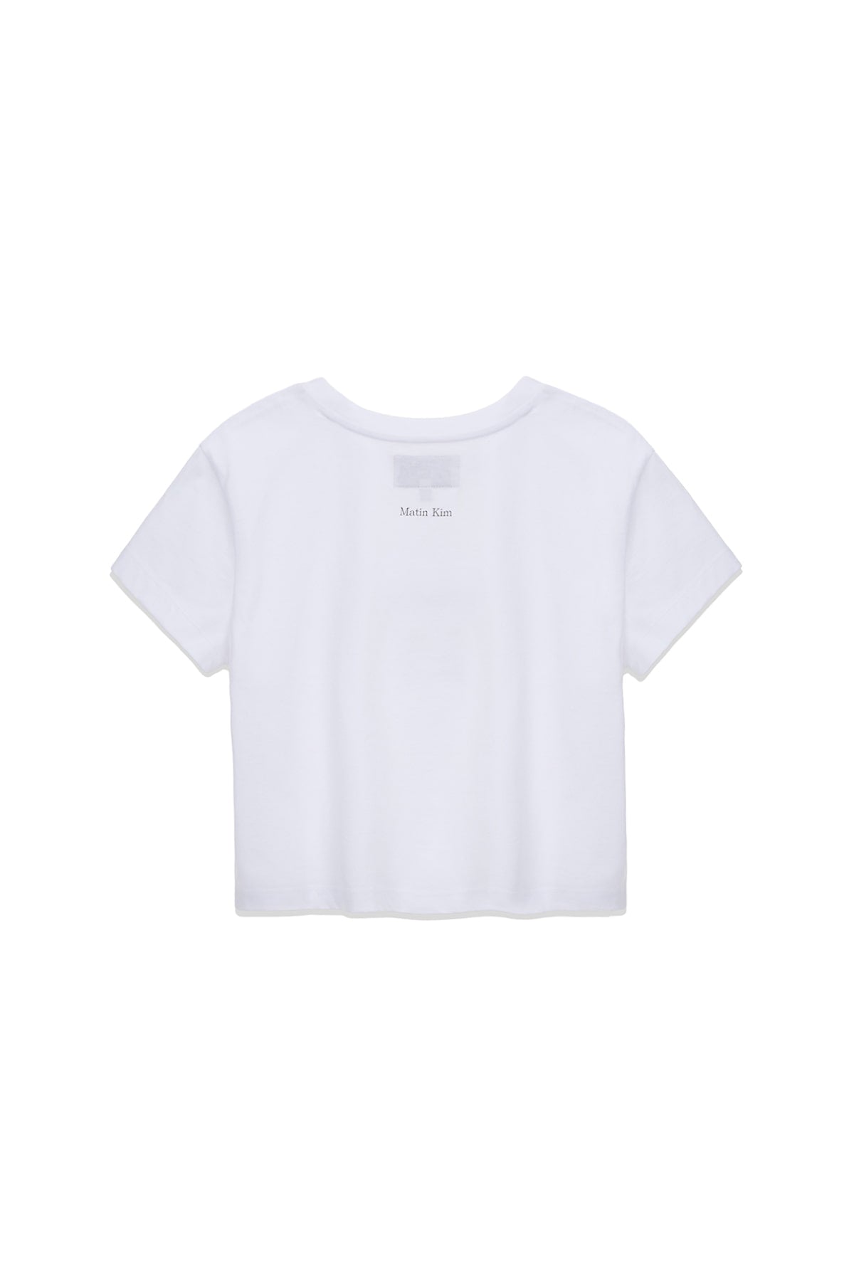 Matin Kim - Hangeul Circle Point Logo Top (White) product image 6 | TRAB K-Fashion Australia