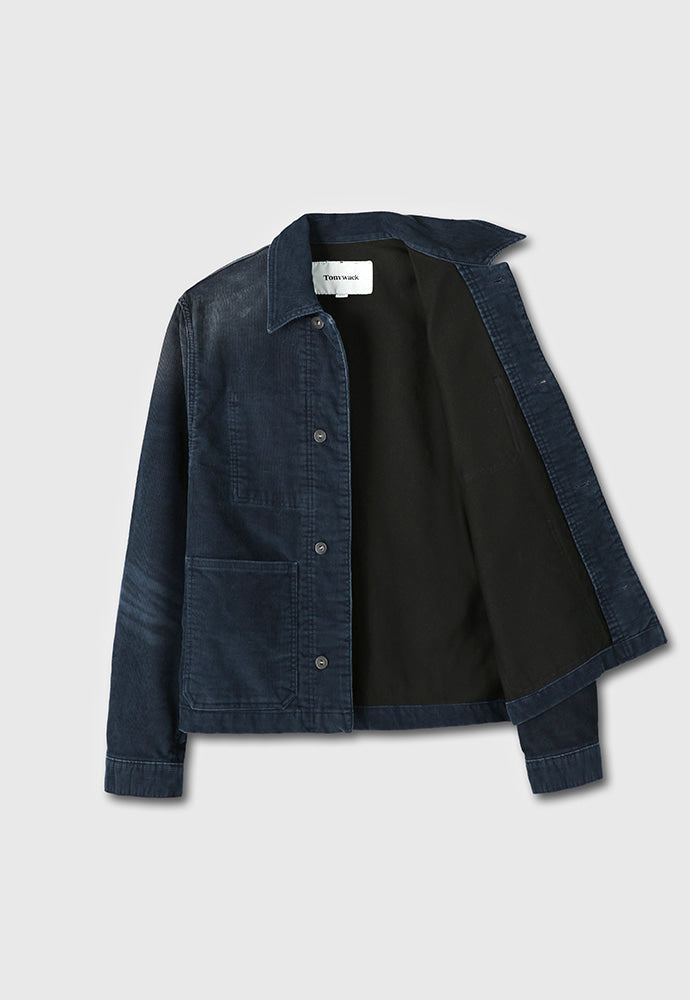 Tonywack - Indigo Garment-Dyed Corduroy Work Jacket (Faded Indigo) product image 8 | TRAB K-Fashion Australia