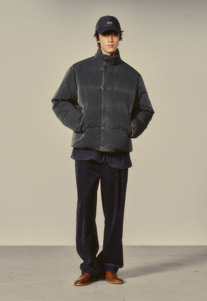 Art if acts - Garment Washed Puffer Down Jacket (Faded Black) product image 6 | TRAB K-Fashion Australia