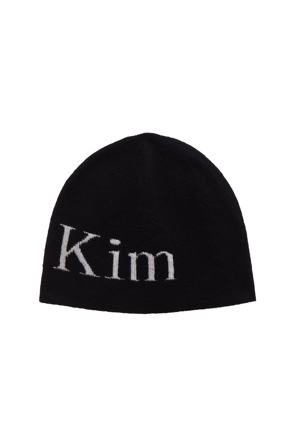 Matin Kim - Logo Jacquard Short Beanie (Black) product image 9 | TRAB K-Fashion Australia
