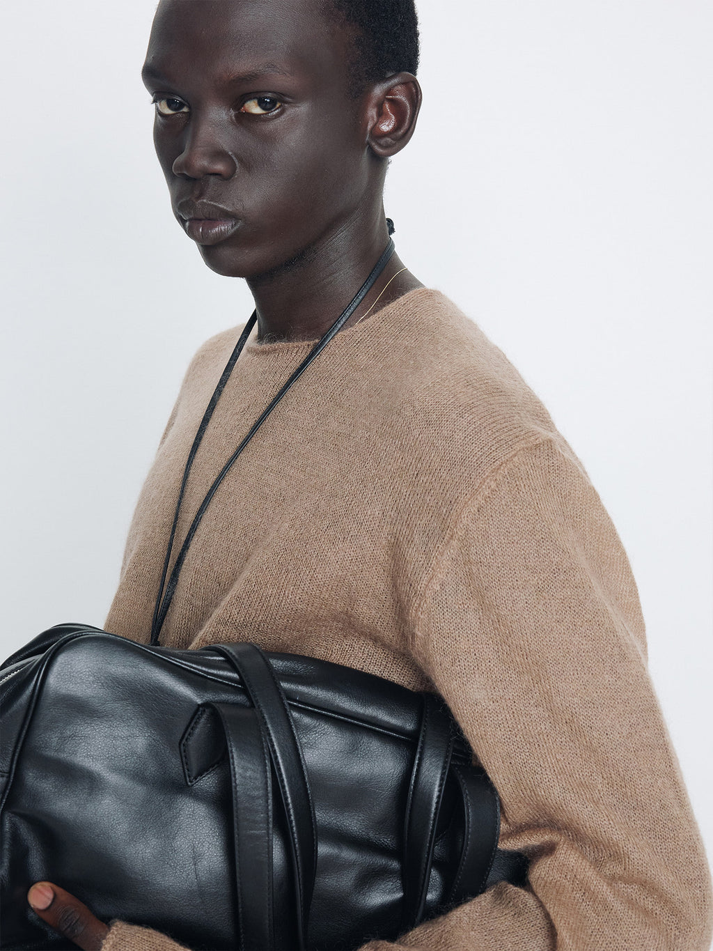 Tonywack - Kid Mohair Raw Knit (Sand Beige) product image 5 | TRAB K-Fashion Australia