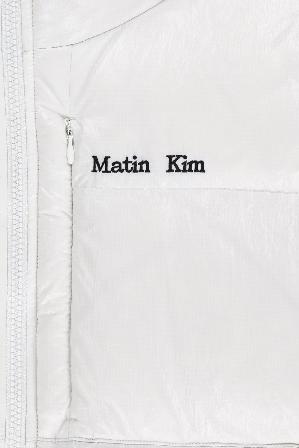 Matin Kim - Small Logo Volume Down Jumper (Ivory) product image 5 | TRAB K-Fashion Australia
