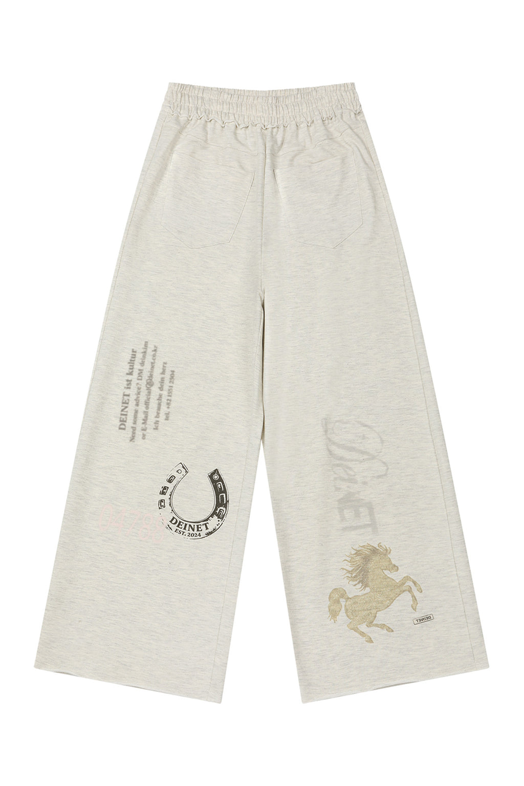 Deinet - Lucky Spur Archive Sweat Pants (Oatmeal) product image 6 | TRAB K-Fashion Australia
