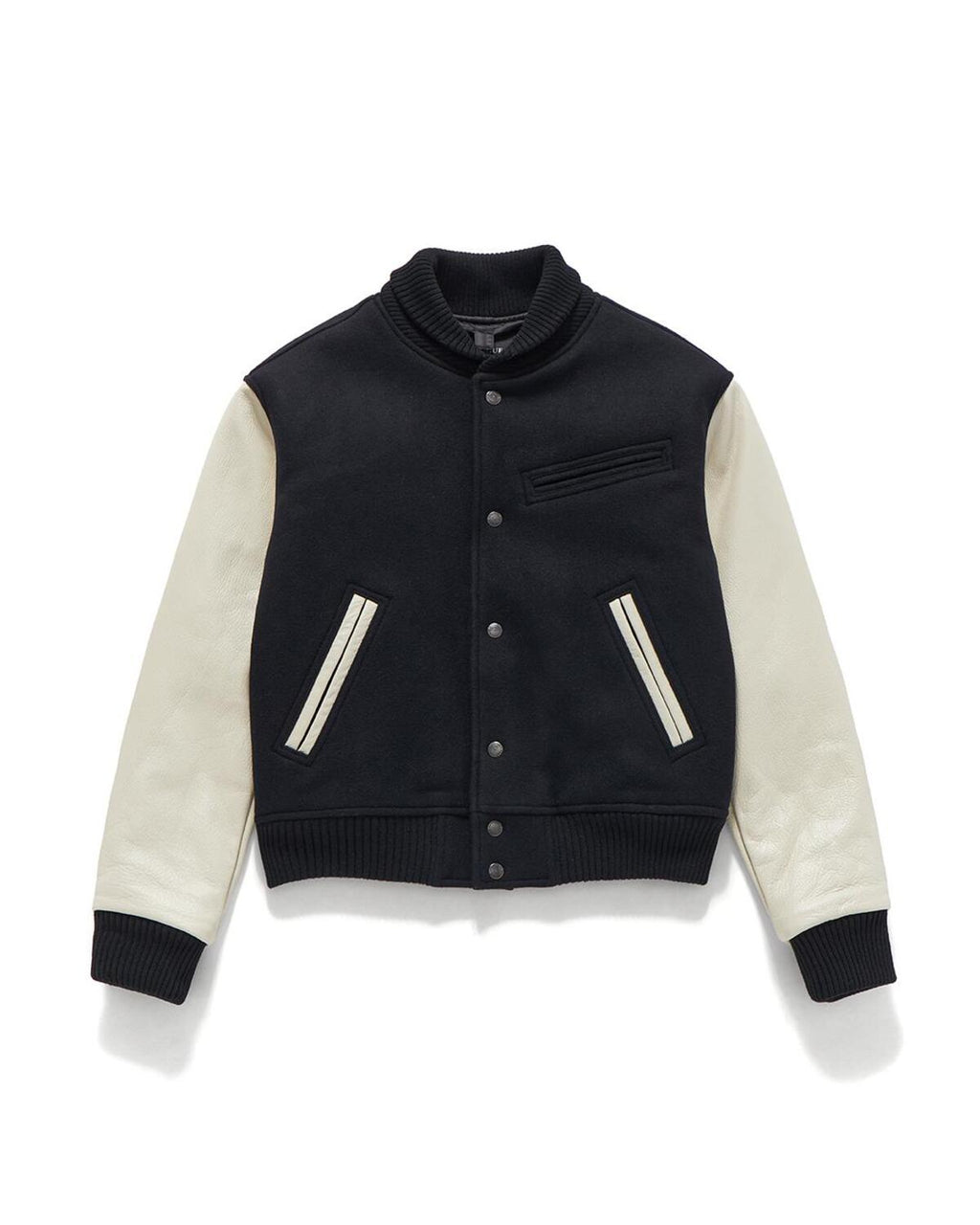 Eastlogue - Stadium Jumper (Black Melton Wool) product image 5 | TRAB K-Fashion Australia