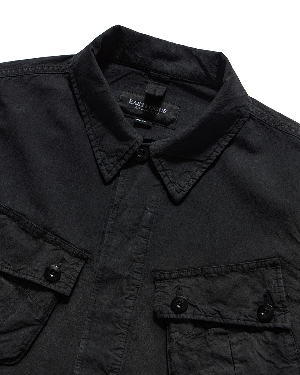 Eastlogue - Jungle Fatigue Jacket (Vintage Black Linen) product image 7 | TRAB K-Fashion Australia