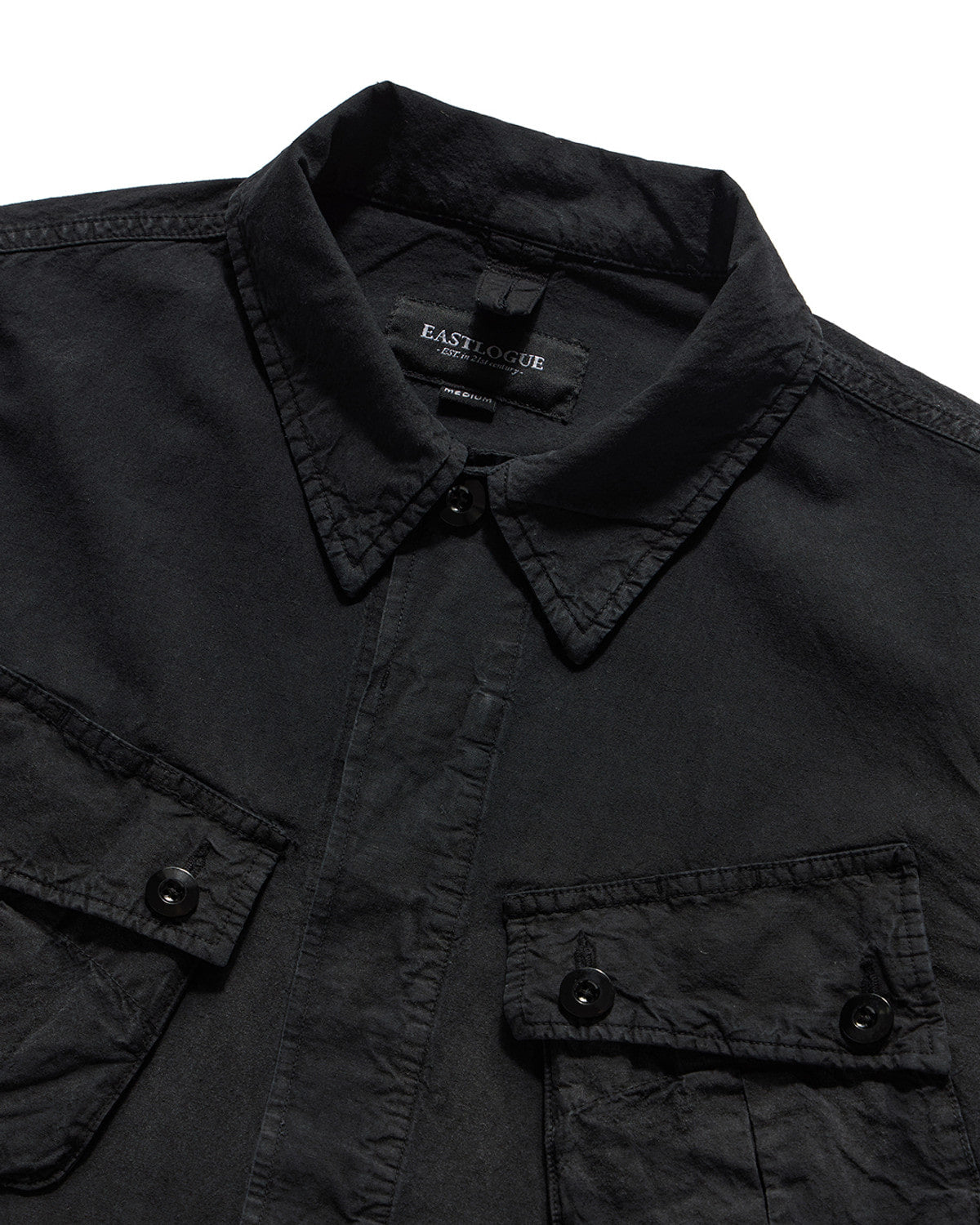 Eastlogue - Jungle Fatigue Jacket (Vintage Black Linen) product image 7 | TRAB K-Fashion Australia