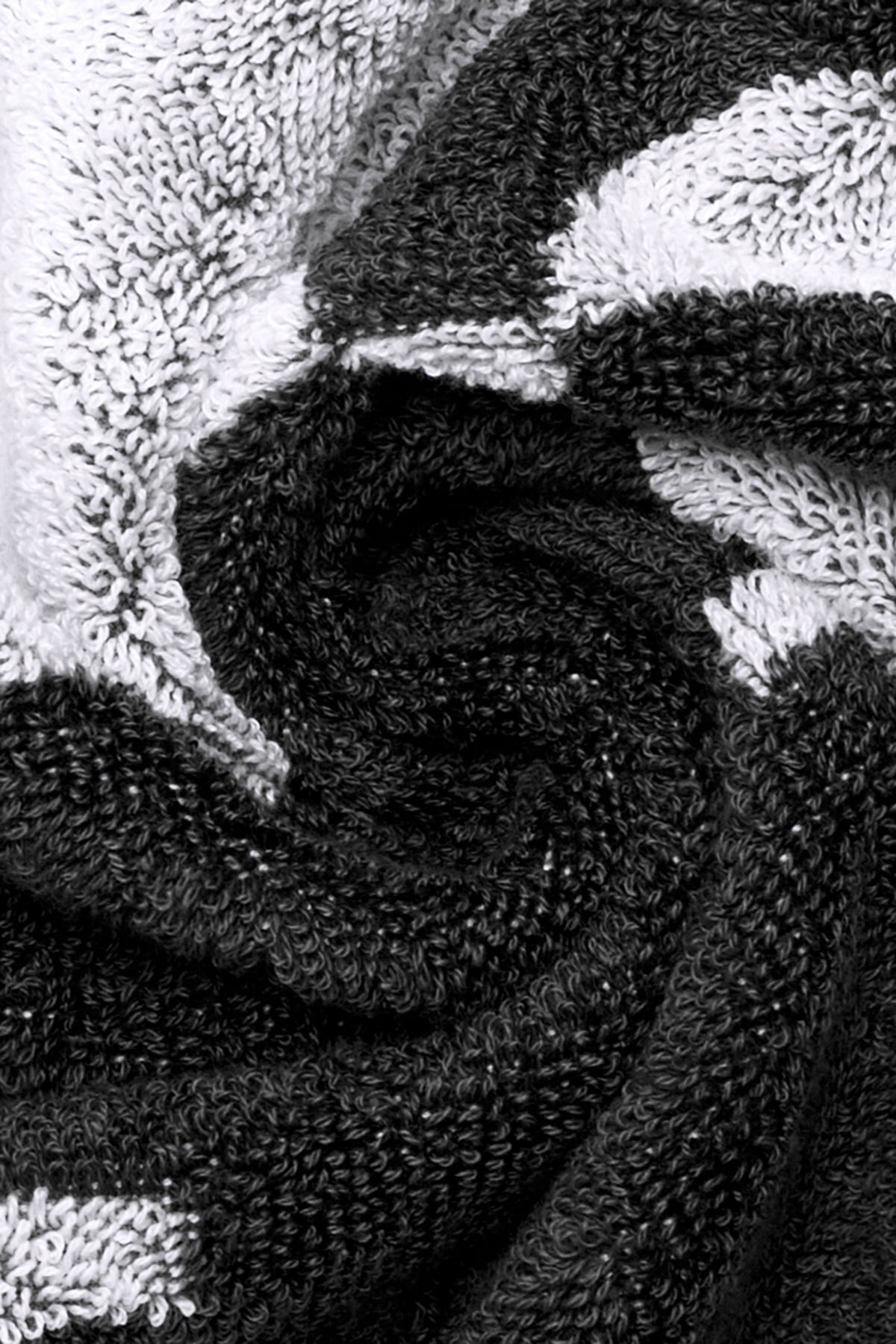 Matin Kim - Logo Checkboard Beach Towel (Black) product image 3 | TRAB K-Fashion Australia