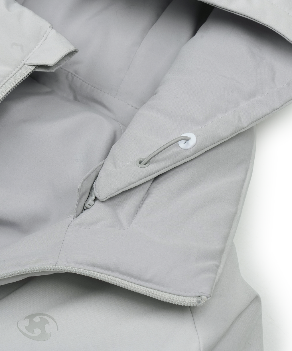 San San Gear - Reversible Puffer Jacket (Light Grey) product image 15 | TRAB K-Fashion Australia