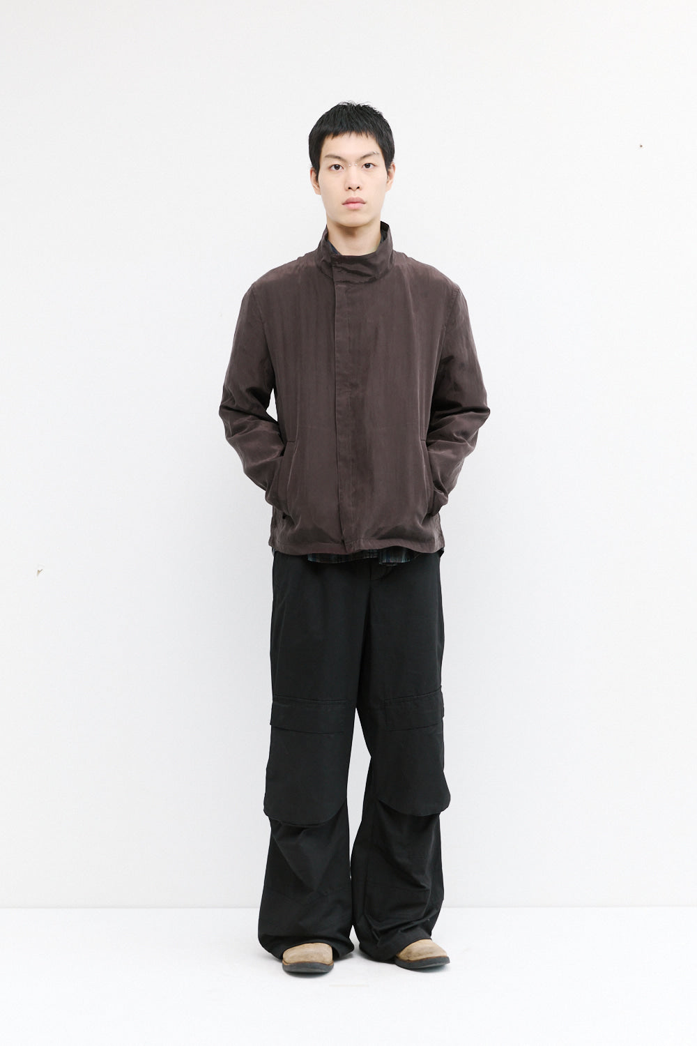 Hatchingroom - High Neck Shirket (Burgundy) product image 8 | TRAB K-Fashion Australia