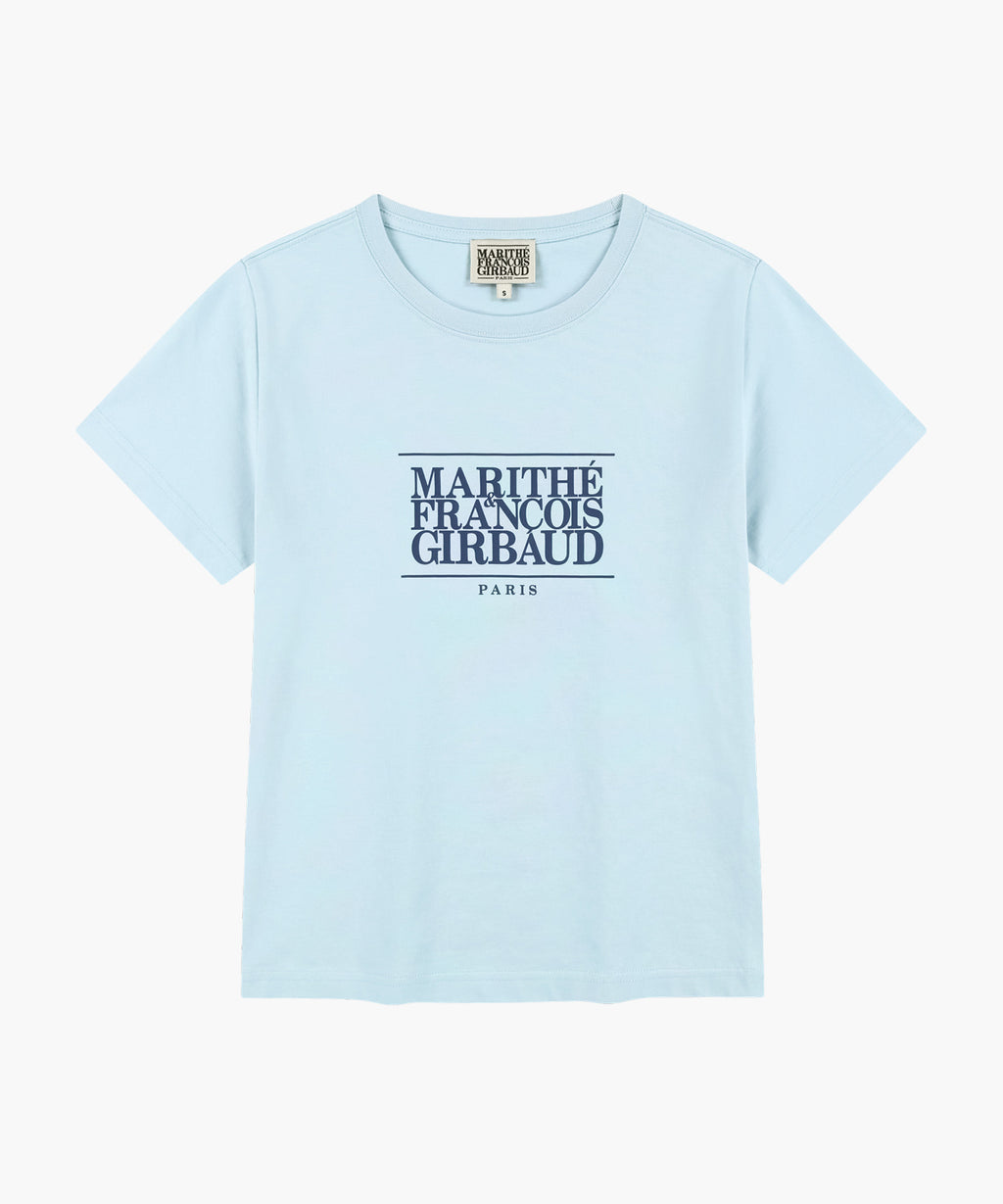 Marithe & Francois Girbaud - Classic Logo Tee (Ice Blue) product image 6 | TRAB K-Fashion Australia
