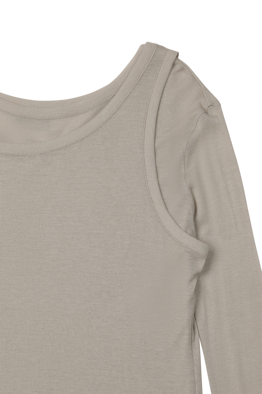Deinet - Layered Long Sleeve (Grey) product image 10 | TRAB K-Fashion Australia