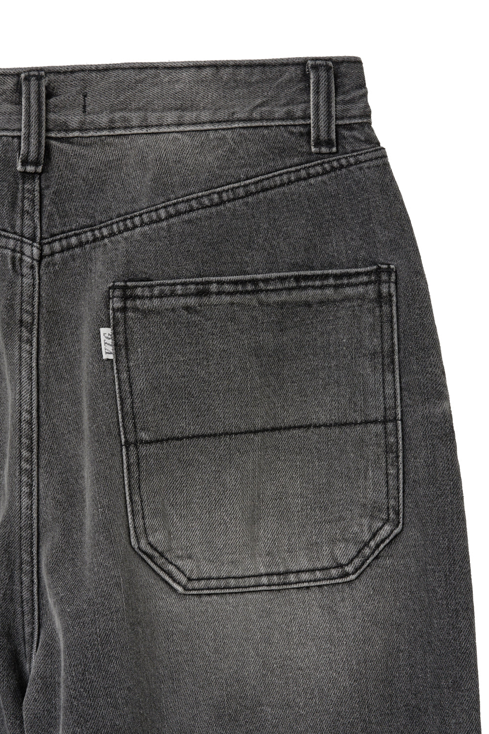 Hatchingroom - Flare Button Jeans Washed (Black) product image 6 | TRAB K-Fashion Australia