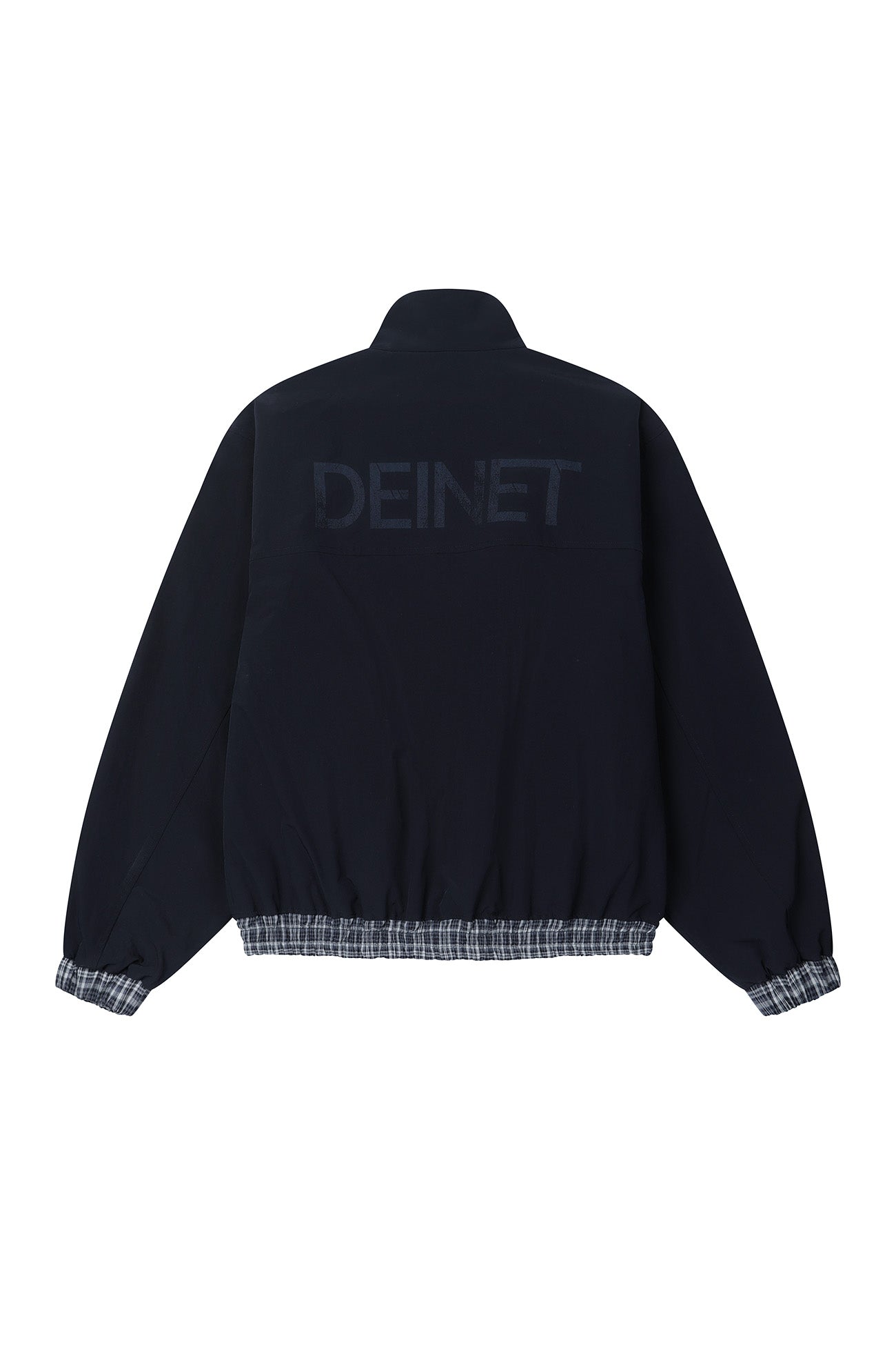 Deinet - Point Check Detail Jacket (Navy) product image 10 | TRAB K-Fashion Australia