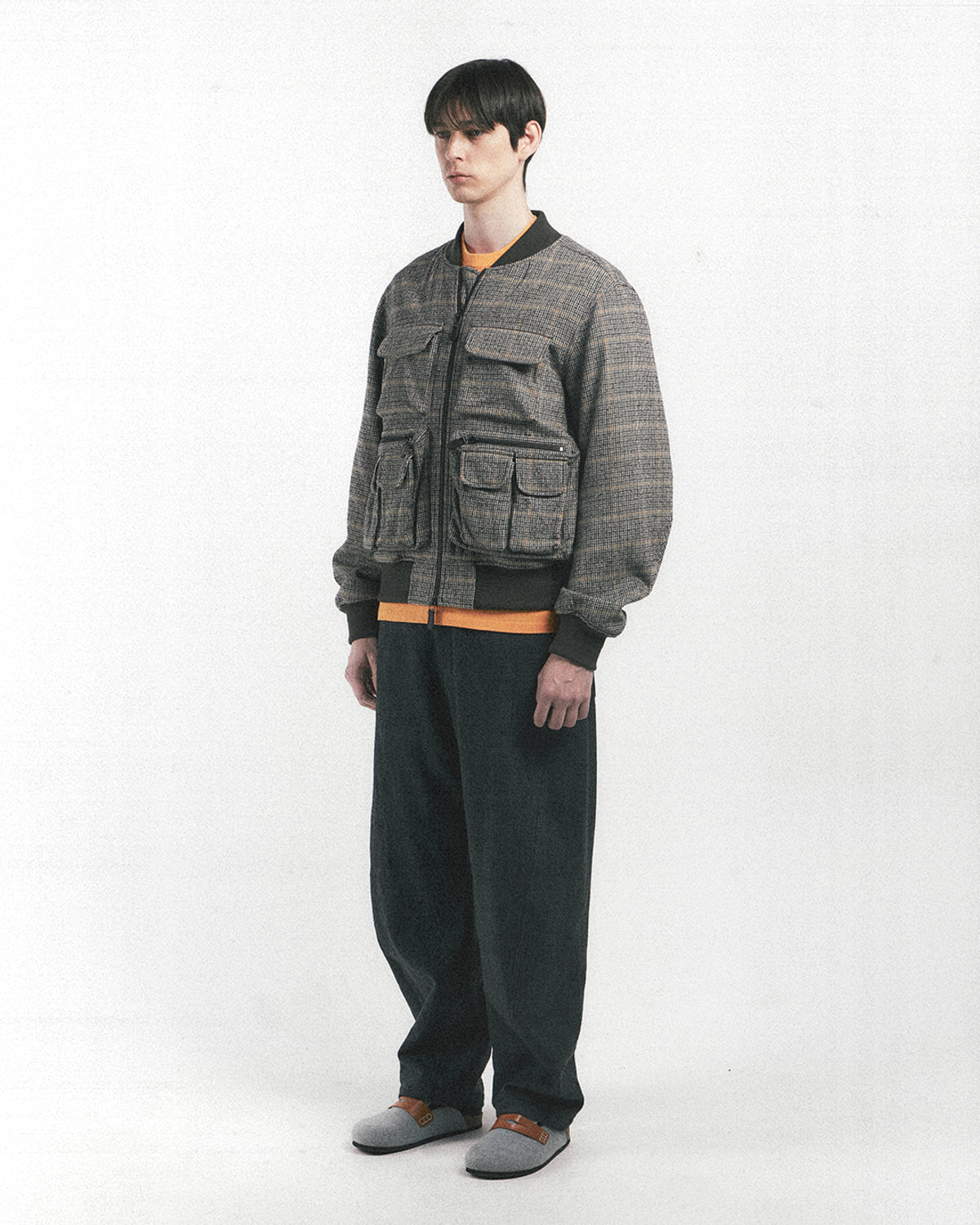 Eastlogue - Shooting Wool Blouson (Beibe Gun Club Check) product image 4 | TRAB K-Fashion Australia