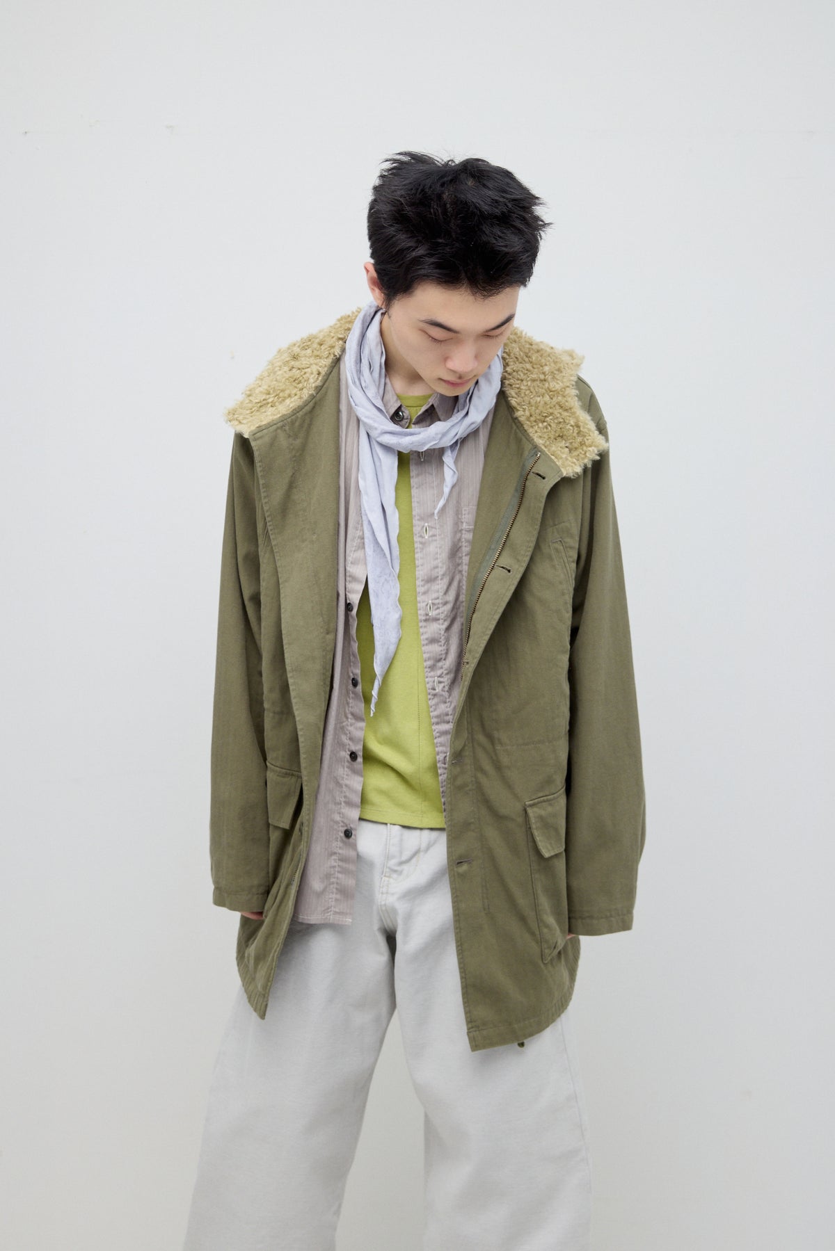 Hatchingroom - Hooded Mil Parka (Khaki) product image 8 | TRAB K-Fashion Australia