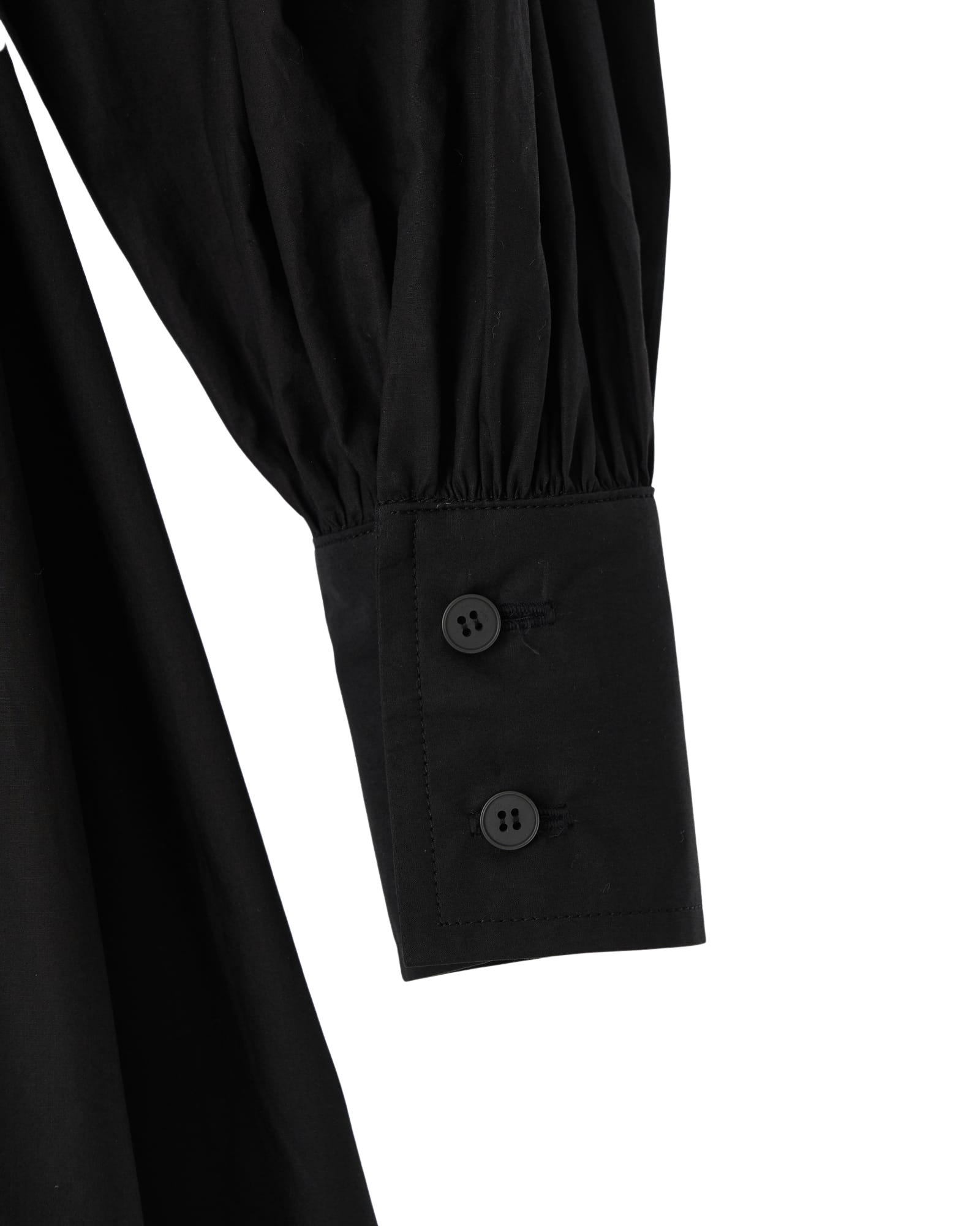 Kimhe Kim - Corset Layered Cotton Mini Shirt Dress (Black) product image 6 | TRAB K-Fashion Australia