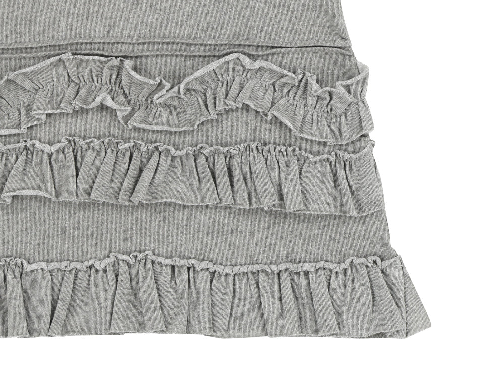 Coyseio - Bottom Multiple Frill Dress (Light Grey) product image 23 | TRAB K-Fashion Australia