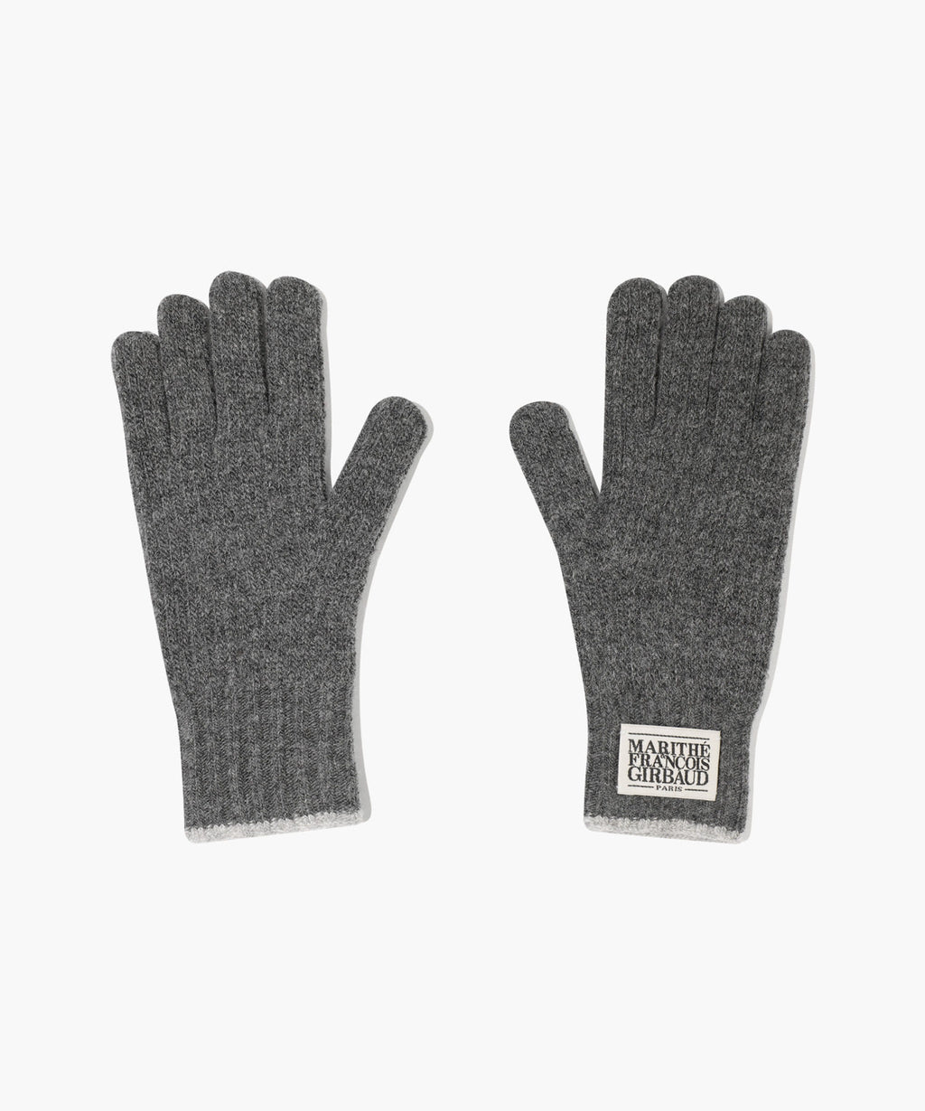 Marithe & Francois Girbaud - Classic Logo Glove (Charcoal) product image 1 | TRAB K-Fashion Australia