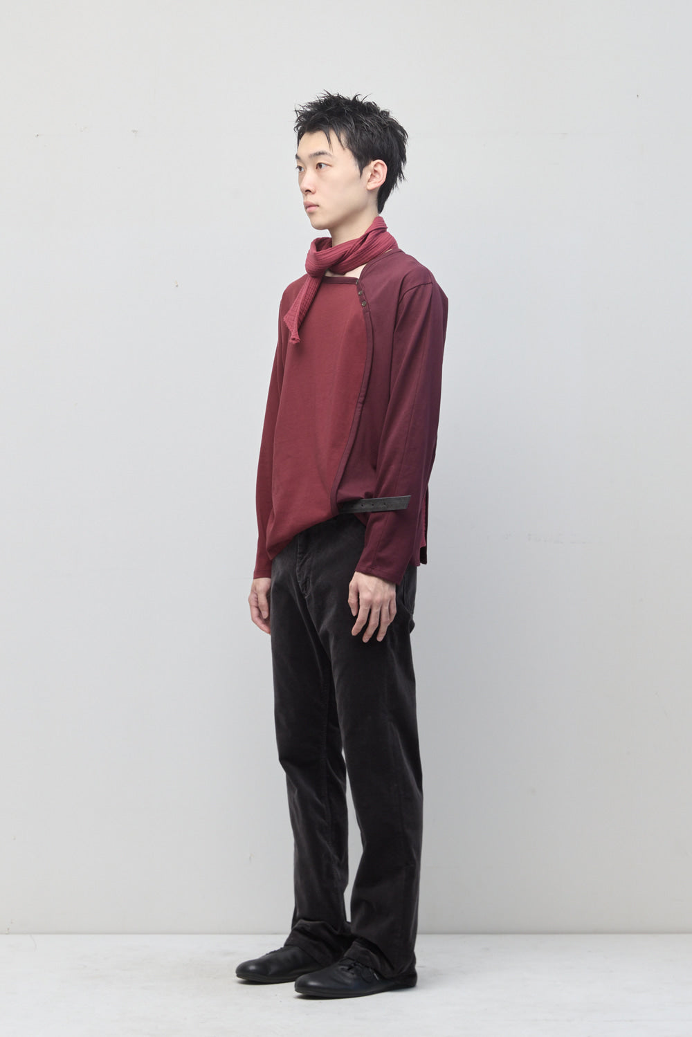 Hatchingroom - Flare Pants Corduroy (Washed Purple Charcoal) product image 9 | TRAB K-Fashion Australia