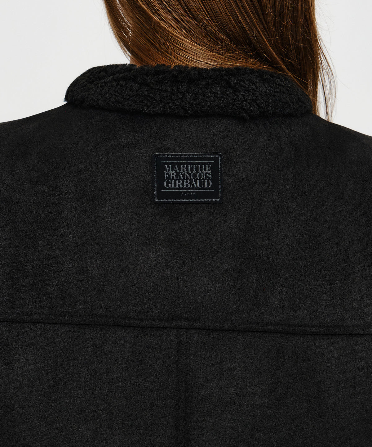 Marithe & Francois Girbaud - V-neck Shearling Vest (Black) product image 4 | TRAB K-Fashion Australia
