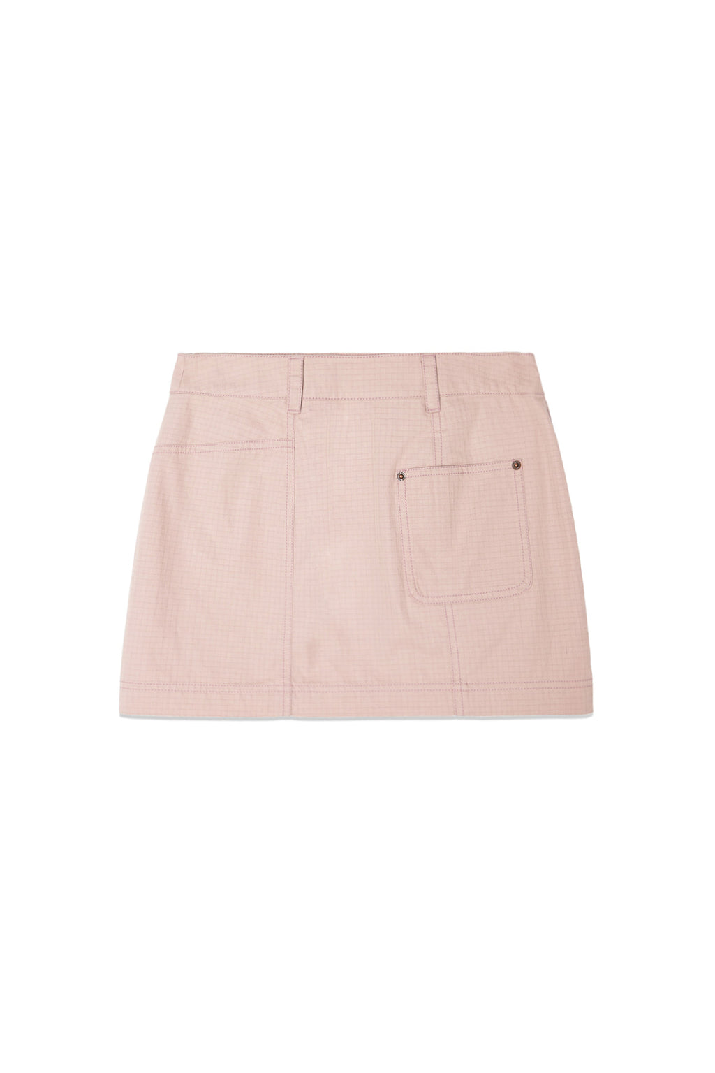 Matin Kim - Pocket Foldover Wrap Mini Skirt (Indian Pink) product image 2 | TRAB K-Fashion Australia
