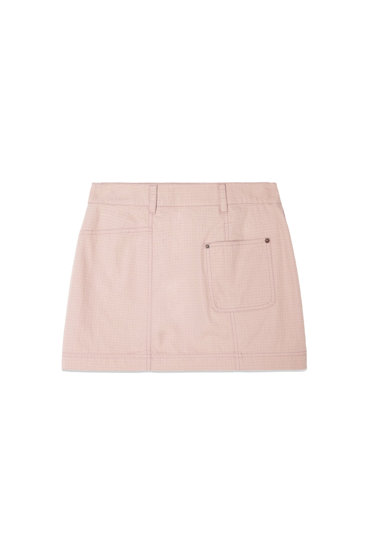Matin Kim - Pocket Foldover Wrap Mini Skirt (Indian Pink) product image 2 | TRAB K-Fashion Australia