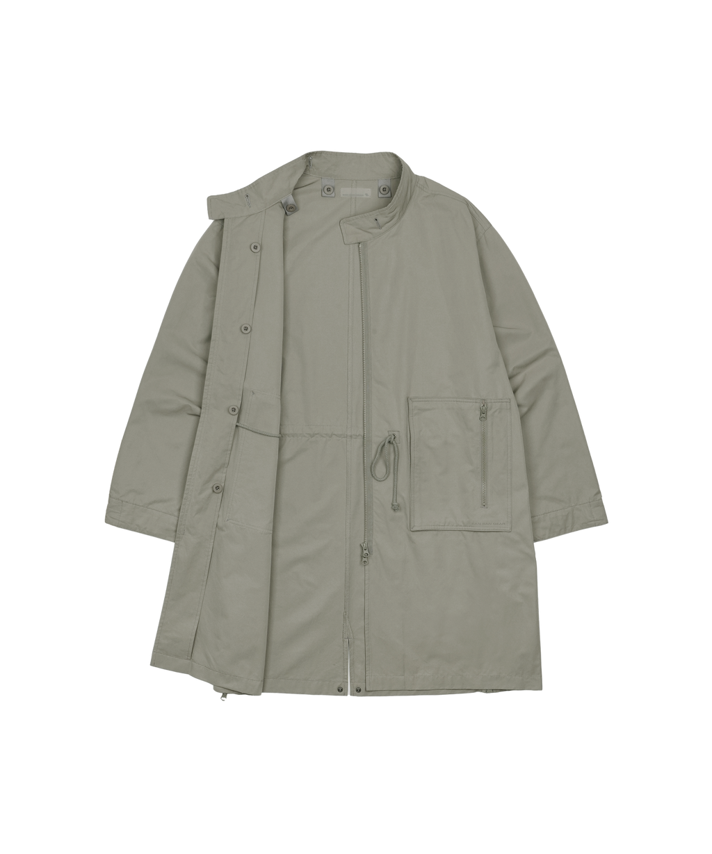 Zipper Field Parka (Grey Beige)