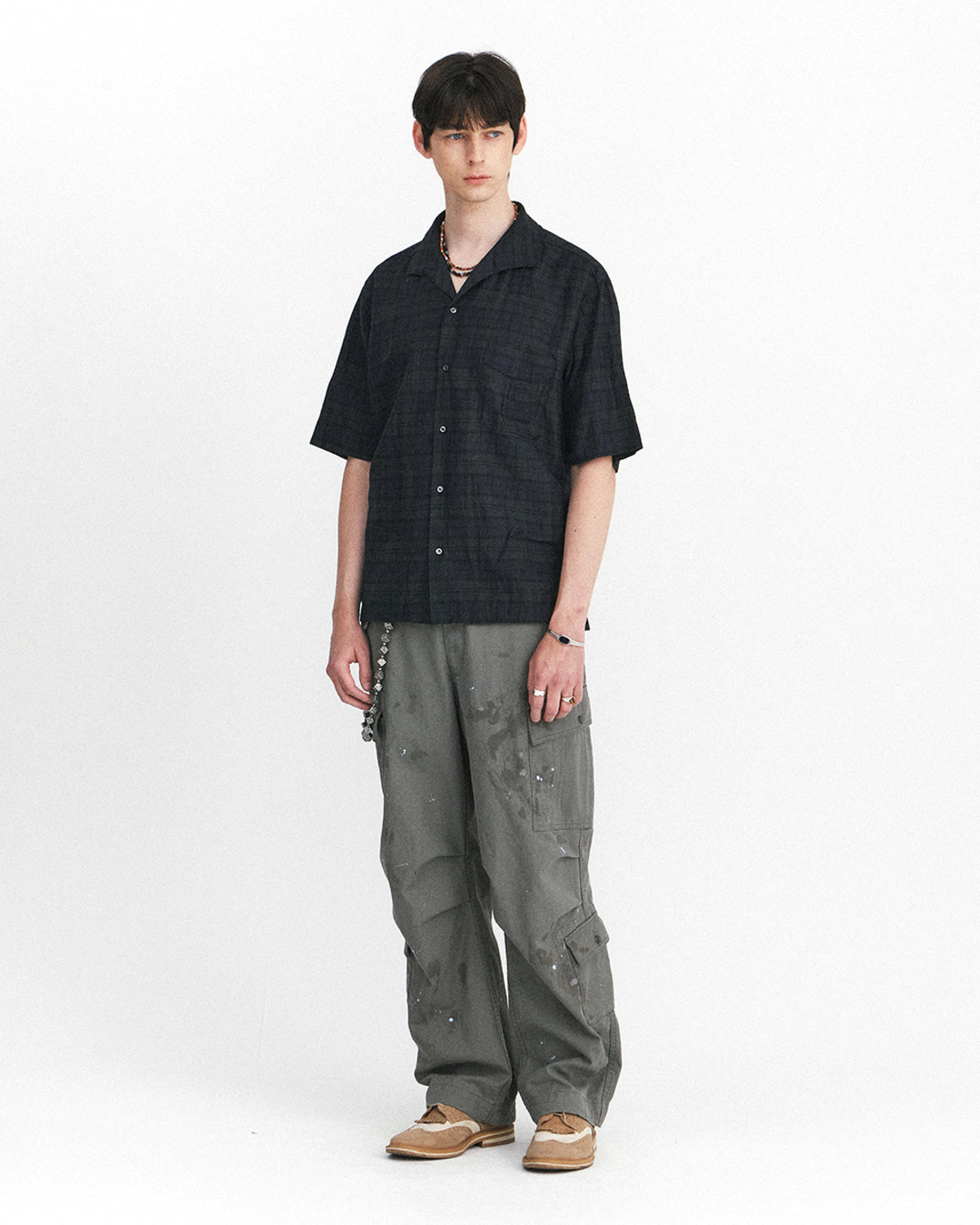 Eastlogue - Nomad Half Shirts (Black Watch Check) product image 1 | TRAB K-Fashion Australia