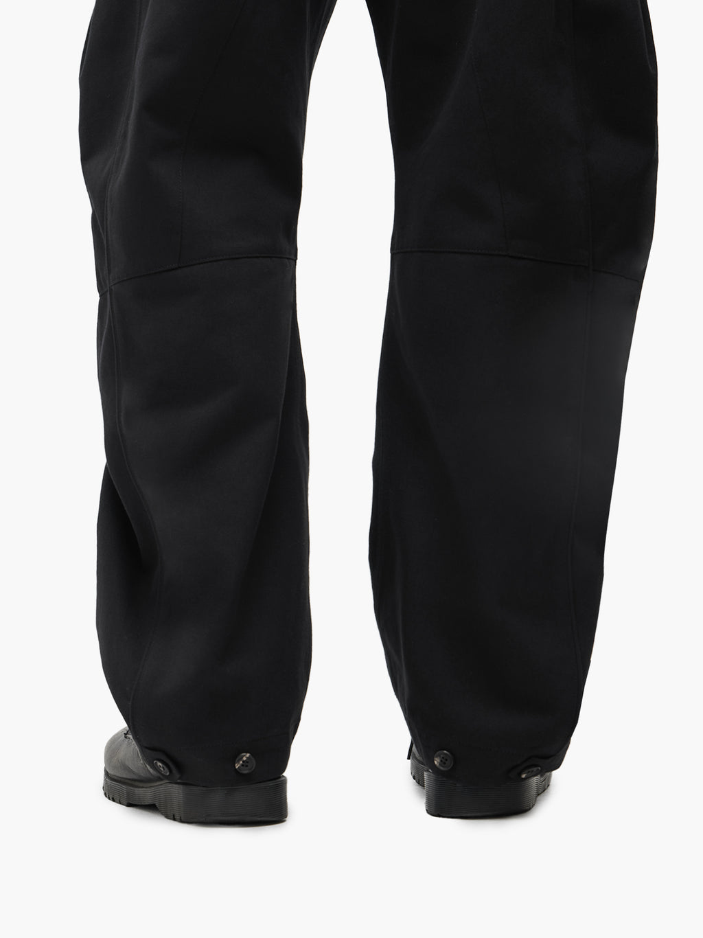 Jiyong Kim - Multi Pocket Curved Trousers (Black) product image 8 | TRAB K-Fashion Australia