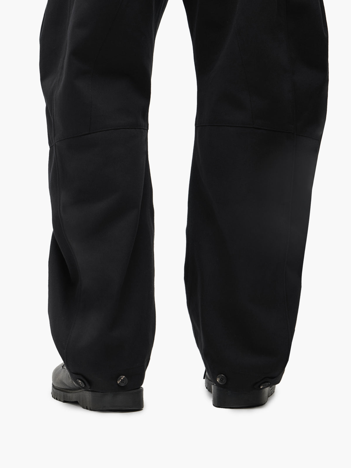 Jiyong Kim - Multi Pocket Curved Trousers (Black) product image 8 | TRAB K-Fashion Australia