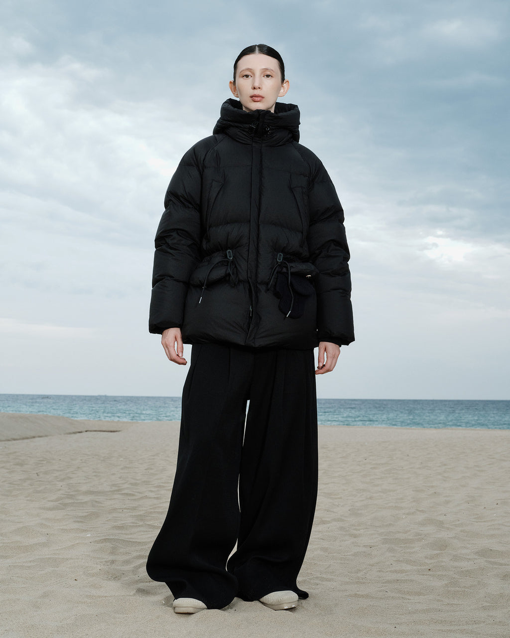 Eastlogue - Grukha Belted Pants (Black Twill) product image 6 | TRAB K-Fashion Australia