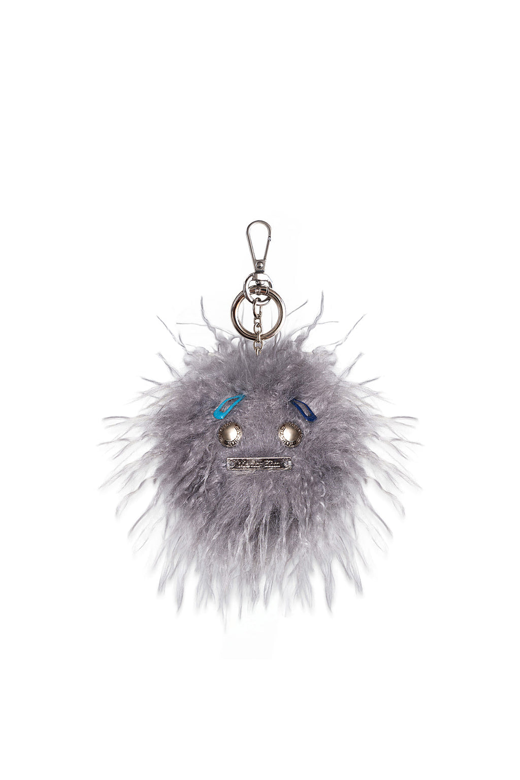 Matin Kim - Oddball Fur Keyring (Grey) product image 1 | TRAB K-Fashion Australia