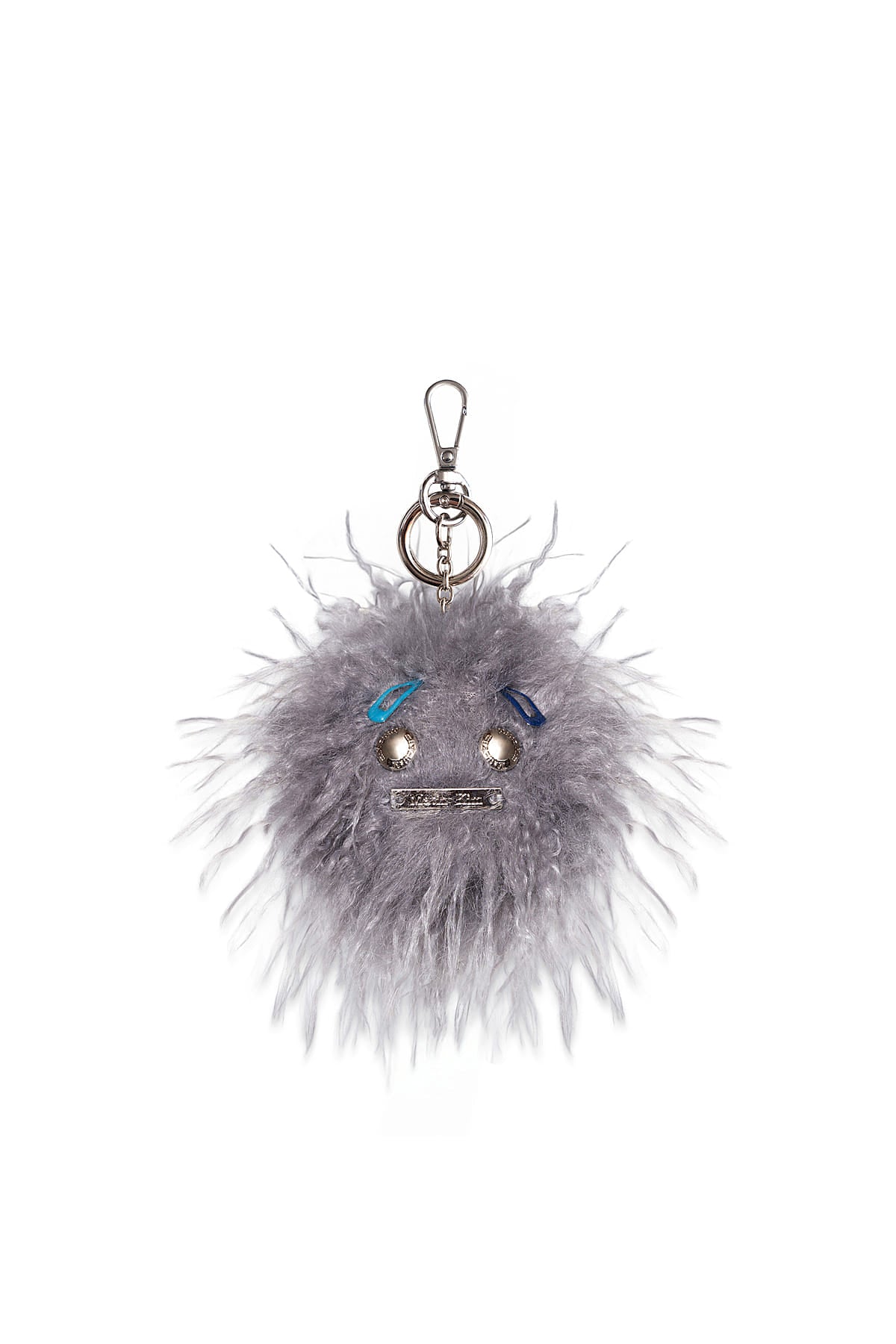 Matin Kim - Oddball Fur Keyring (Grey) product image 1 | TRAB K-Fashion Australia