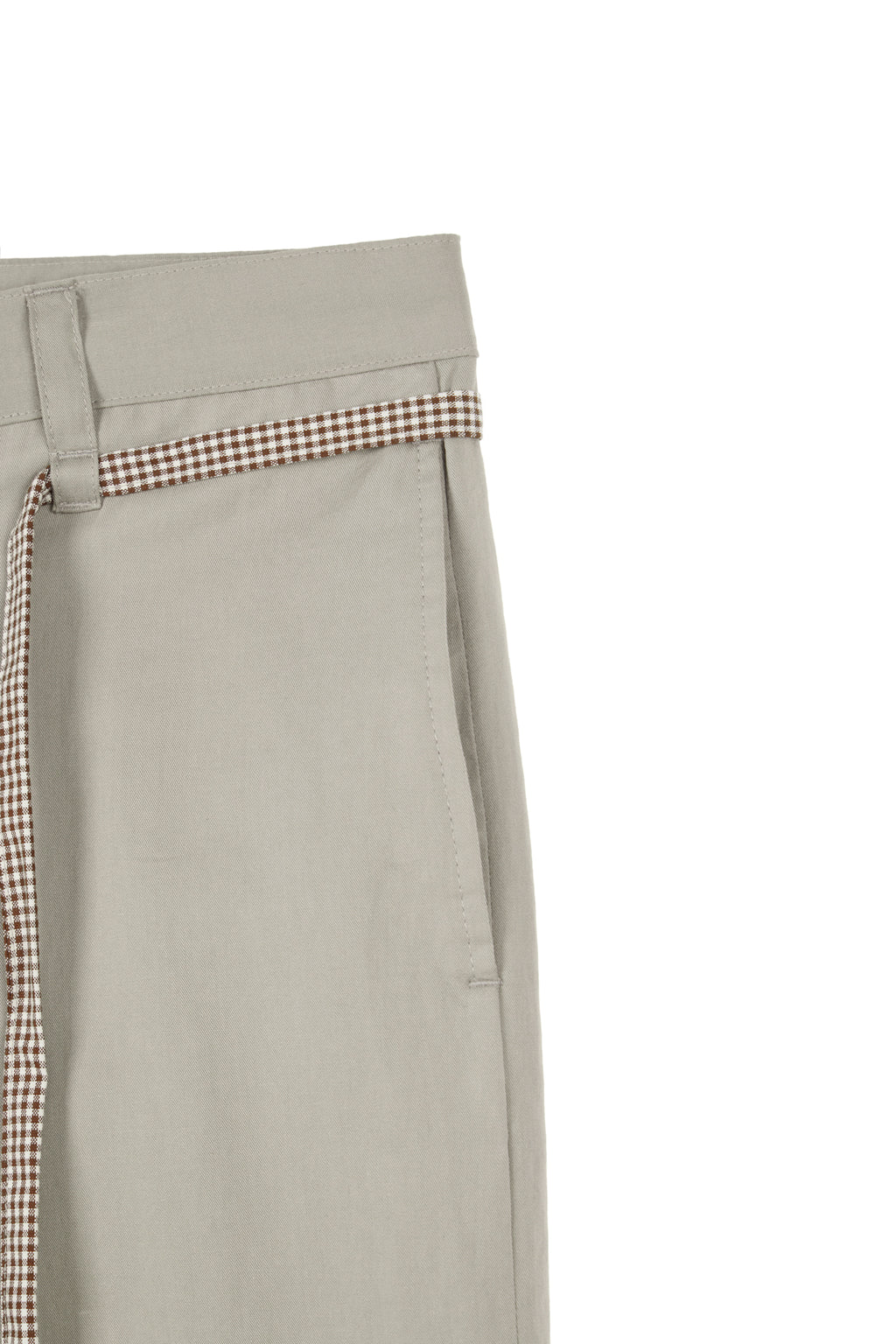 Deinet - Deinet Check String Pants (Beige) product image 5 | TRAB K-Fashion Australia