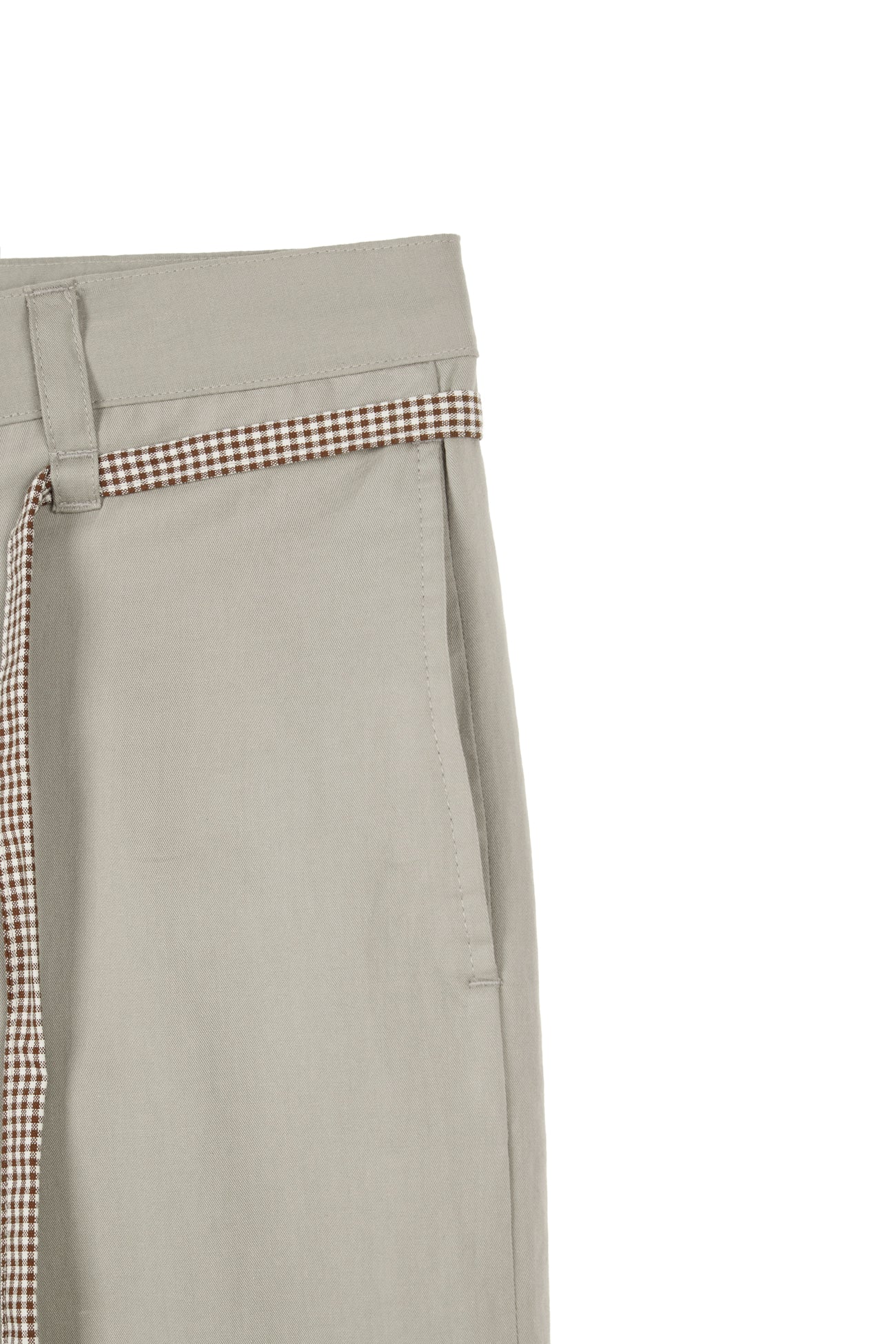 Deinet - Deinet Check String Pants (Beige) product image 5 | TRAB K-Fashion Australia