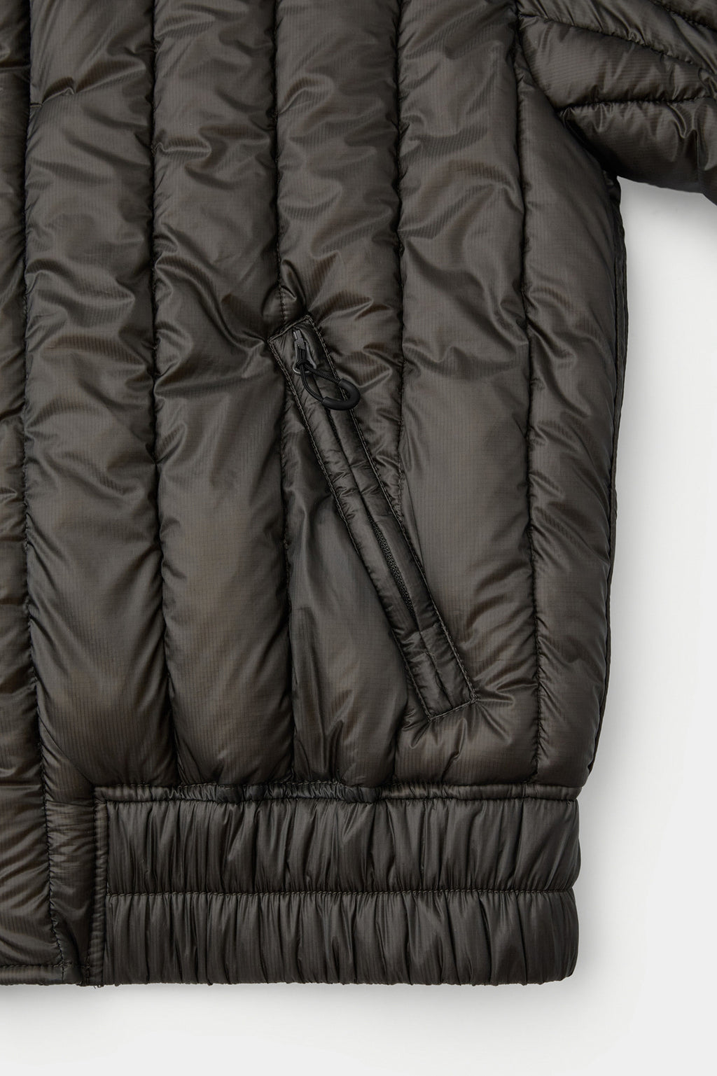 Coor - Quilted Soft Shell Shawl Collar Jumper (Grayish Brown) product image 6 | TRAB K-Fashion Australia