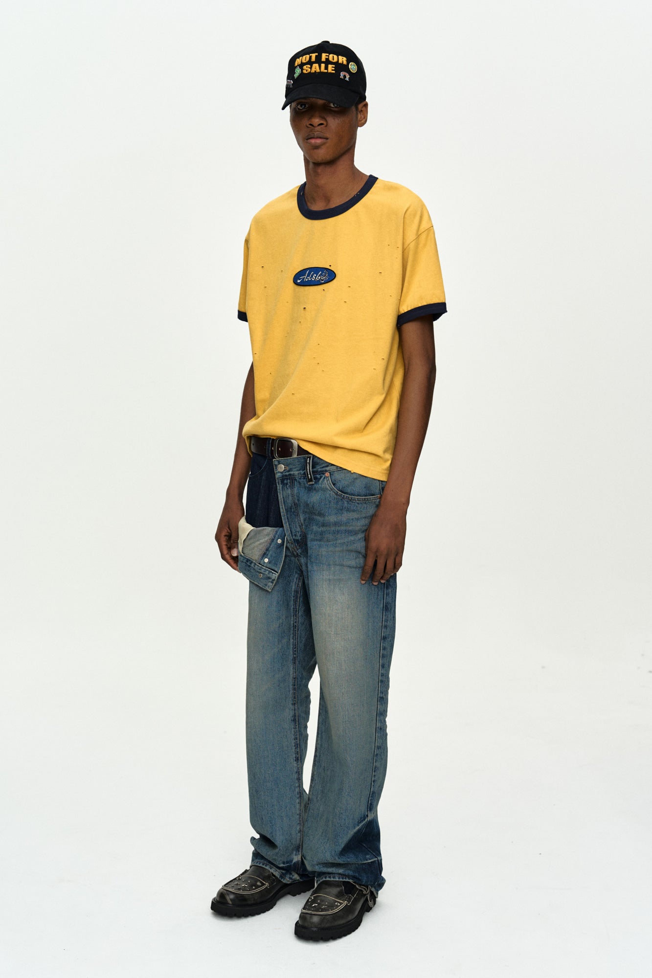 Andersson Bell - (essential) Adsb Logo Patch Ringer T-Shirt (Essential) product image 3 | TRAB K-Fashion Australia