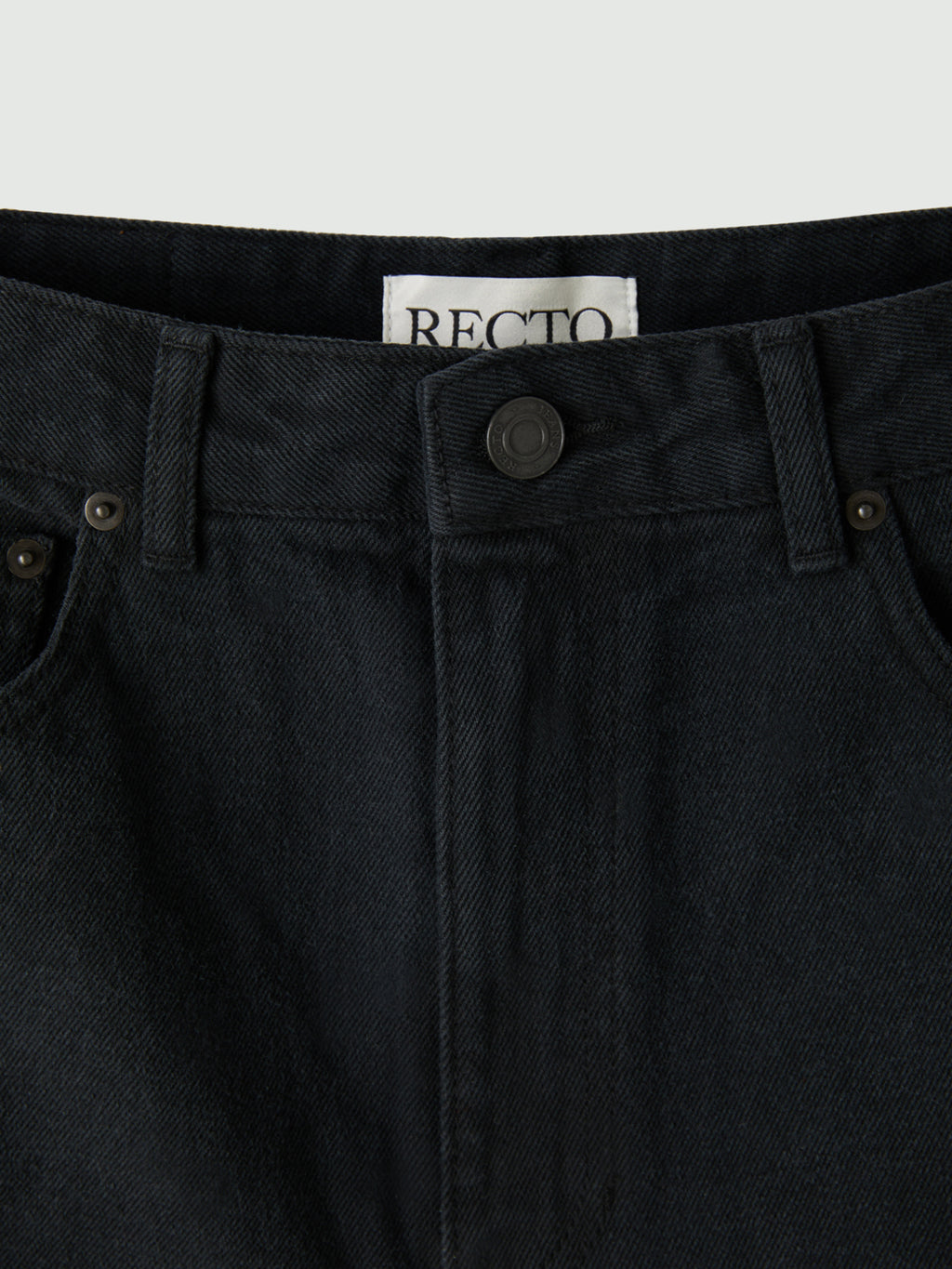 Recto - 90S High-Rise Curved Leg Jeans (Black) product image 11 | TRAB K-Fashion Australia