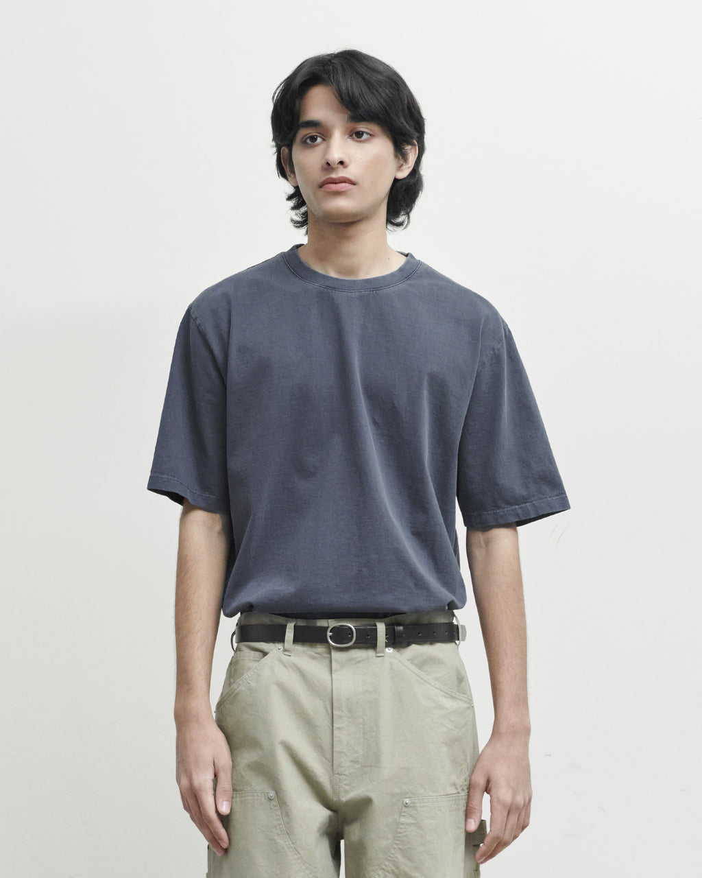 Brownyard - Washed T Shirt (Dark Navy) product image 1 | TRAB K-Fashion Australia