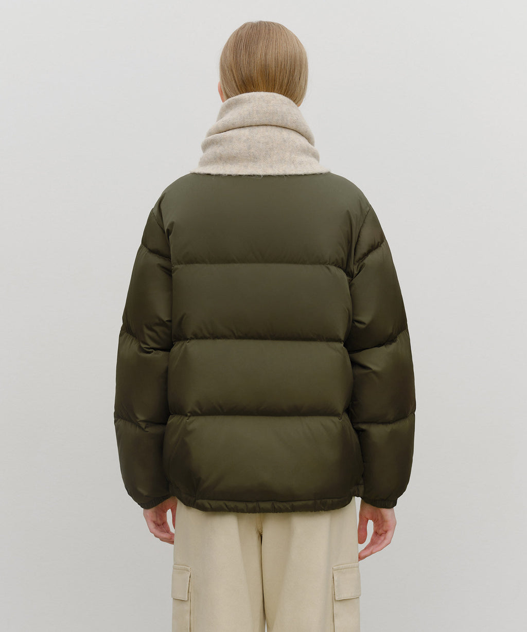 Marithe & Francois Girbaud - Fuzzy Solid Knit Muffler (Oatmeal) product image 6 | TRAB K-Fashion Australia