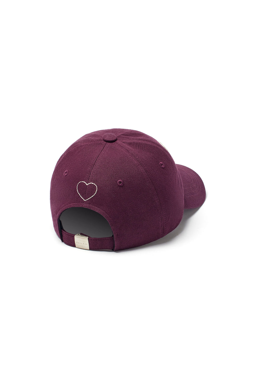 Matin Kim - For Lovers Logo Point Ball Cap (Burgundy) product image 3 | TRAB K-Fashion Australia
