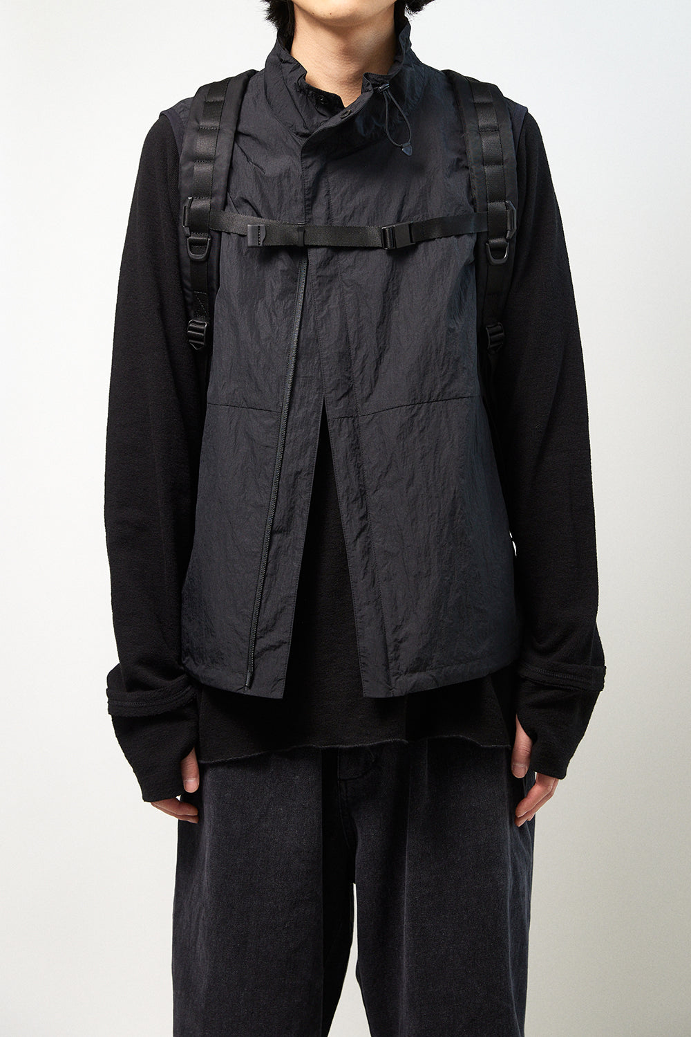 Hatchingroom - Nylon Leather Backpack (Black) product image 18 | TRAB K-Fashion Australia