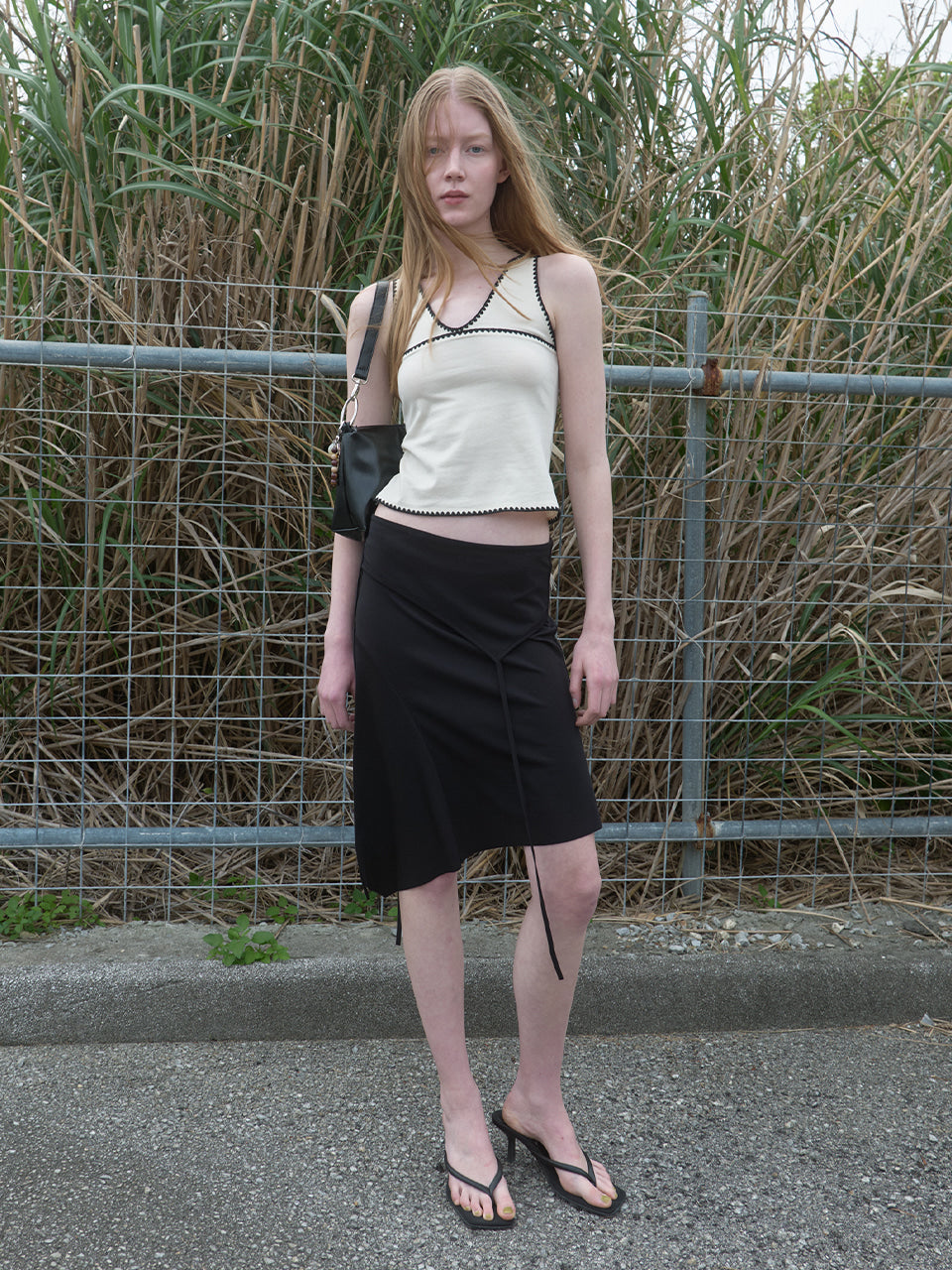 Kijun - [Ships 29 June] Scallop Stitch Sleeveless (Ivory) product image 4 | TRAB K-Fashion Australia