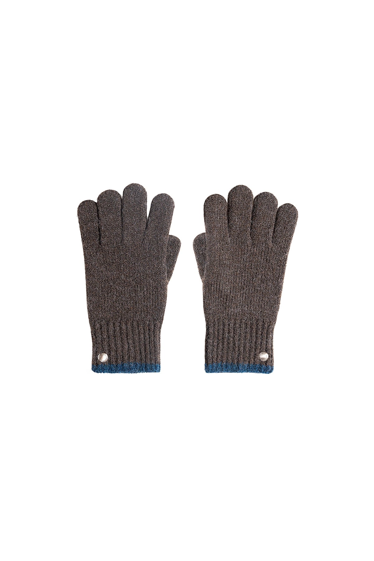 Matin Kim - Color-block Cuff Gloves (Brown) product image 1 | TRAB K-Fashion Australia