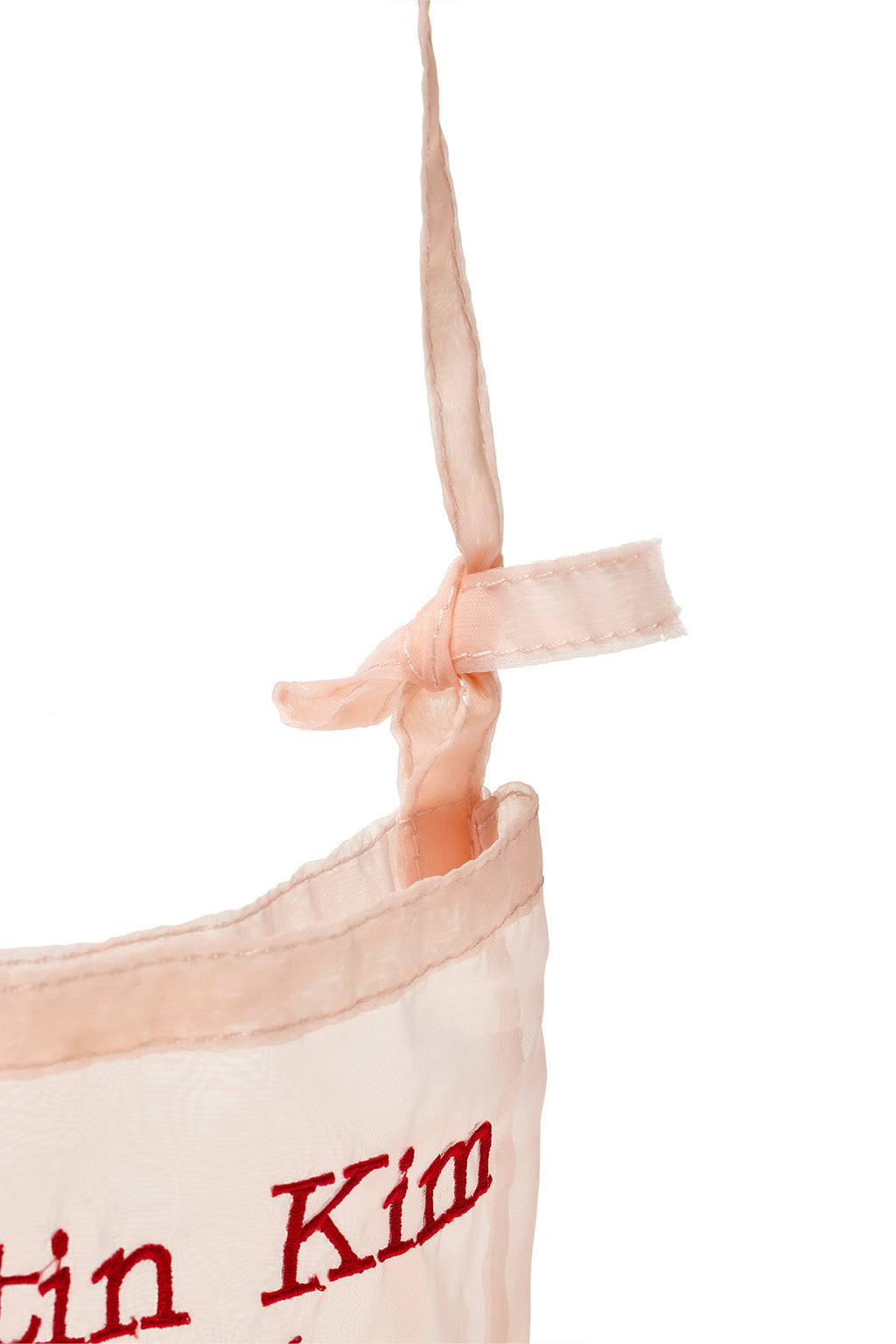 Matin Kim - Organza Mini Cross Bag (Light Pink) product image 3 | TRAB K-Fashion Australia