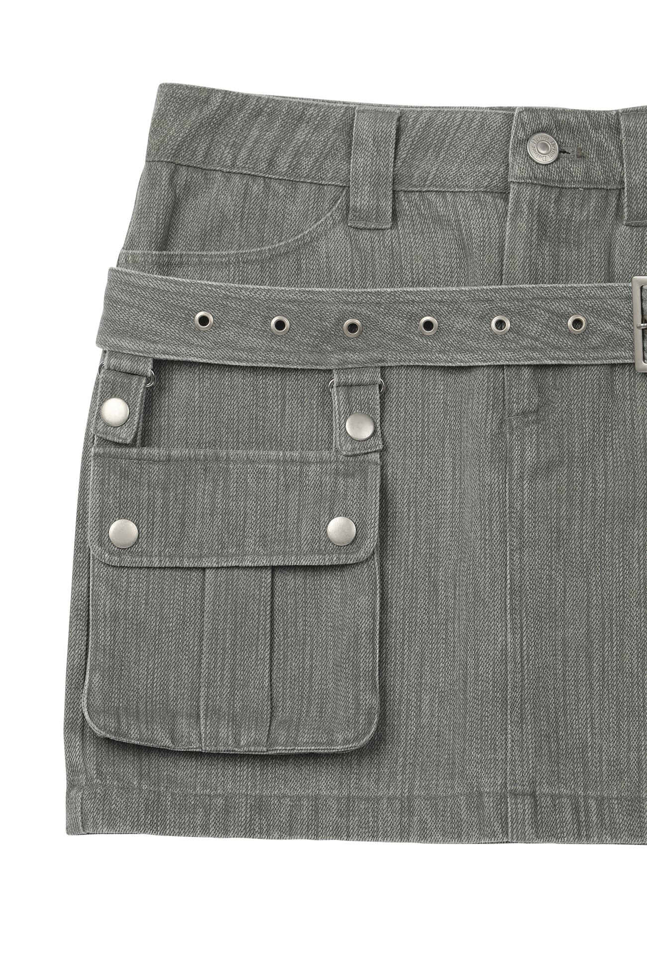 Deinet - Belted Tunnel Skirt (Khaki) product image 14 | TRAB K-Fashion Australia