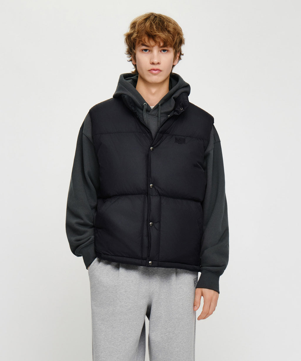 Marithe & Francois Girbaud - High Neck Down Vest (Black) product image 1 | TRAB K-Fashion Australia