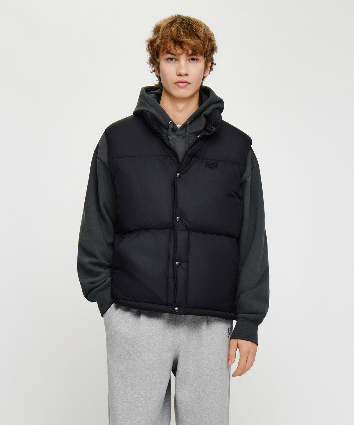 Marithe & Francois Girbaud - High Neck Down Vest (Black) product image 1 | TRAB K-Fashion Australia