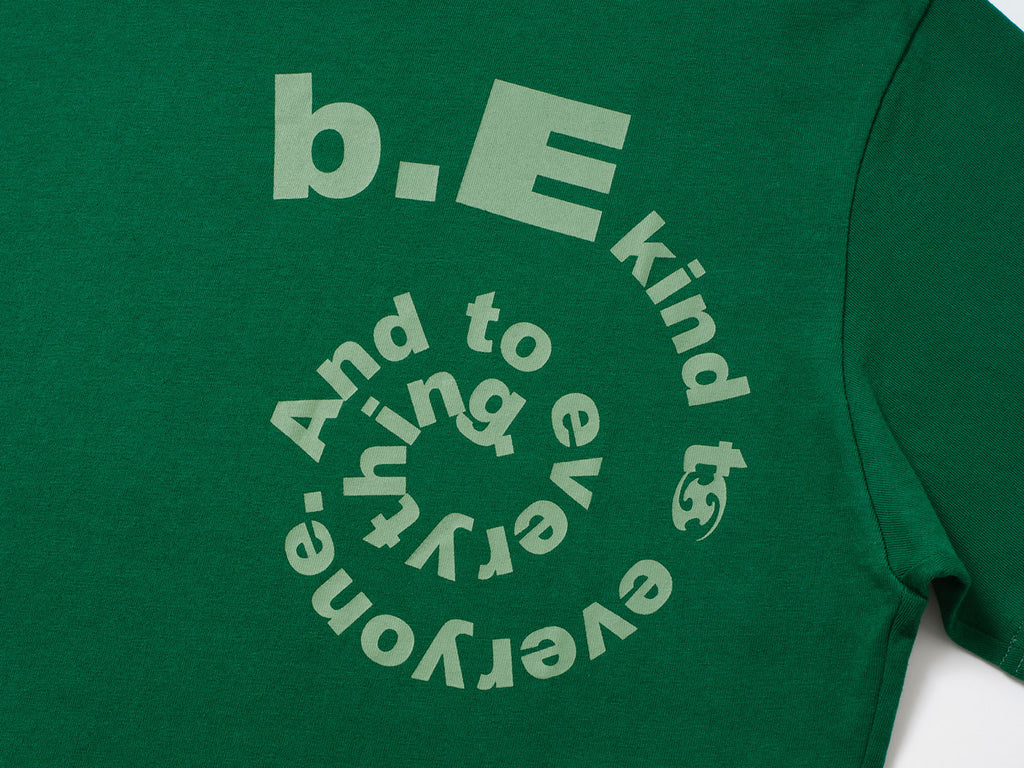 San San Gear - San San X B.E Swirl T-Shirt (Green) product image 7 | TRAB K-Fashion Australia